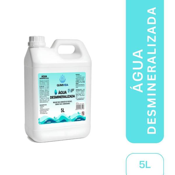 Água Desmineralizada 5L - Uso Automotivo E Aquarismo - Quimivida Imagem de Água Desmineralizada 5L - Uso Automotivo E Aquarismo