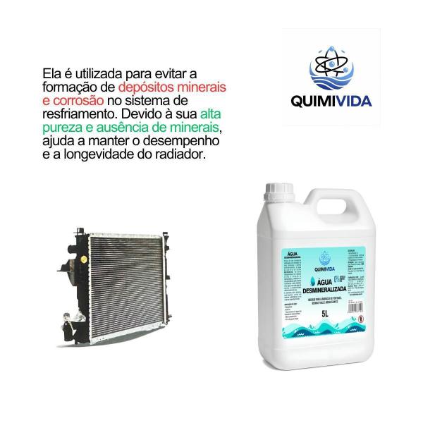 Água Desmineralizada 5L - Uso Automotivo E Aquarismo - Quimivida Imagem de Água Desmineralizada 5L - Uso Automotivo E Aquarismo