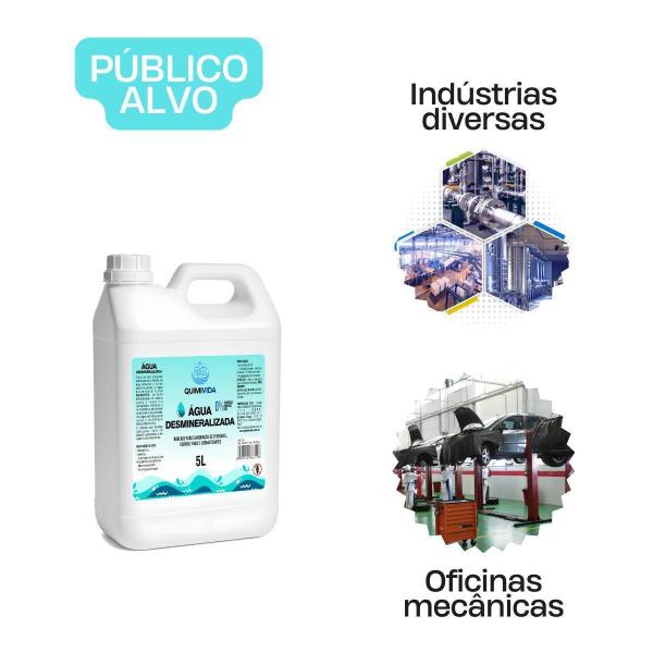 Água Desmineralizada 5L - Uso Automotivo E Aquarismo - Quimivida Imagem de Água Desmineralizada 5L - Uso Automotivo E Aquarismo