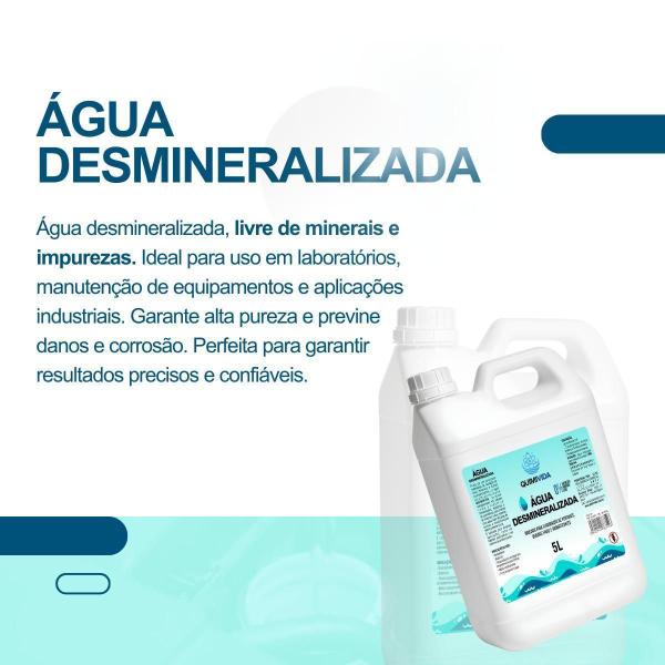 Água Desmineralizada 5L - Uso Automotivo E Aquarismo - Quimivida Imagem de Água Desmineralizada 5L - Uso Automotivo E Aquarismo