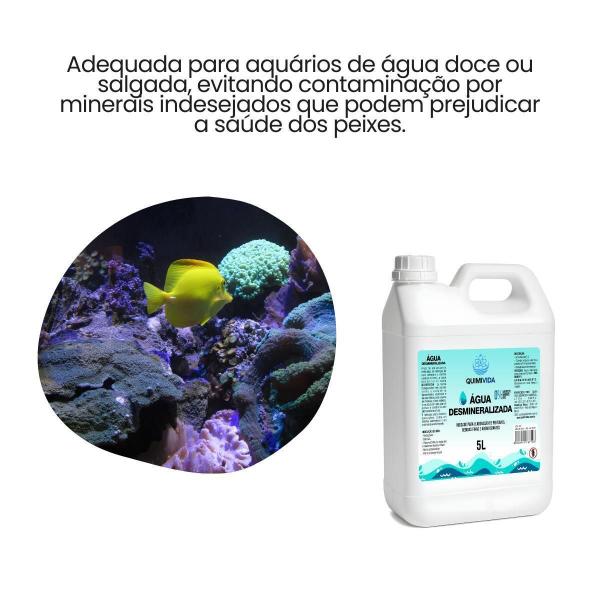 Água Desmineralizada 5L - Uso Automotivo E Aquarismo - Quimivida Imagem de Água Desmineralizada 5L - Uso Automotivo E Aquarismo