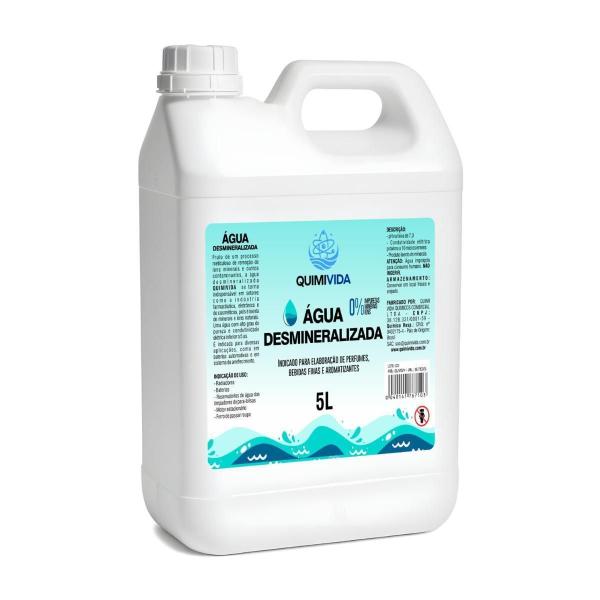 Água Desmineralizada 5L - Uso Automotivo E Aquarismo - Quimivida Imagem de Água Desmineralizada 5L - Uso Automotivo E Aquarismo