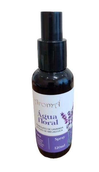 Água Floral Hidrolato Lavanda Spray 120Ml - Natural E Vegano - Aroma Imagem de Água Floral Hidrolato Lavanda Spray 120Ml - Natural E Vegano