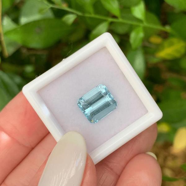 Imagem de Água Marinha Azul EmeraldCut 3,56ct