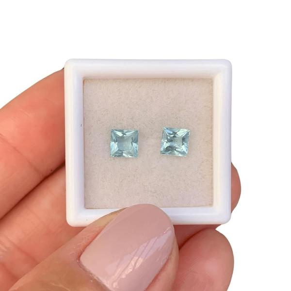 Imagem de Água Marinha Princess Par 1,15ct