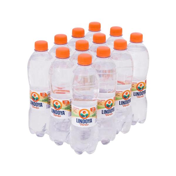 Imagem de Água mineral C/gás Lindoya Verao 510ml fardo com 12 unidades