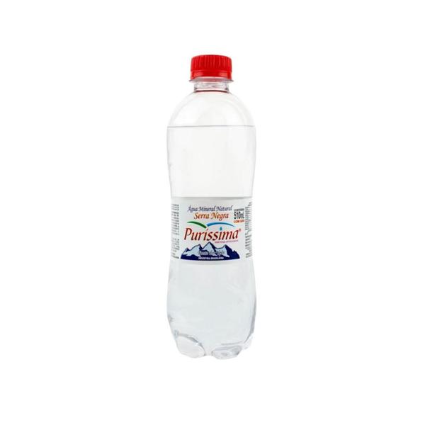 Imagem de Água mineral C/gás Puríssima 510ml fardo com 12 unidades