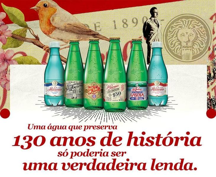 Água Mineral C/Gás Vidro 130 Anos Sao Lourenço 300Ml (12X) - São Lourenço Imagem de Água Mineral C/Gás Vidro 130 Anos Sao Lourenço 300Ml (12X)