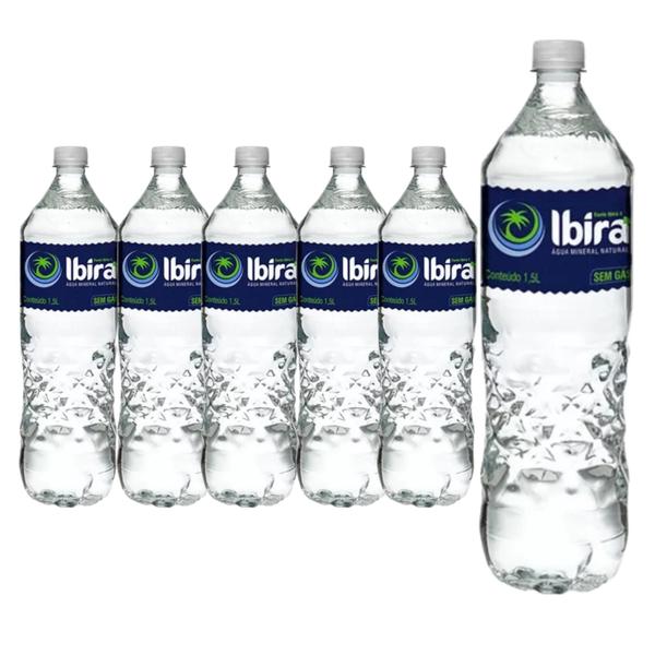 Imagem de Água Mineral Ibirá 1,5l S/Gás Ph 10,16 Fardo 6unidades