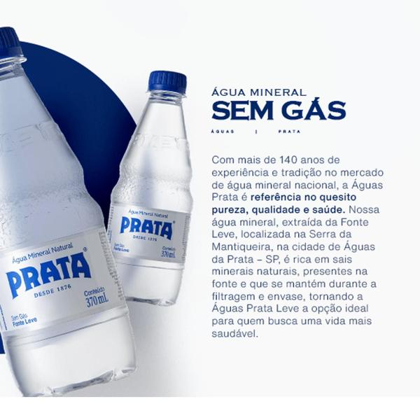 Imagem de Água Mineral Leve S/ Gás Prata 200Ml (48 Unidades)