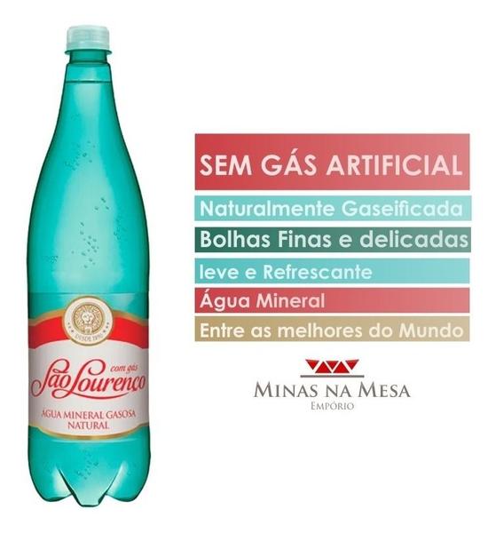 Imagem de Água Mineral Natural Gasosa C Gás 1,26l São Lourenço 6uni