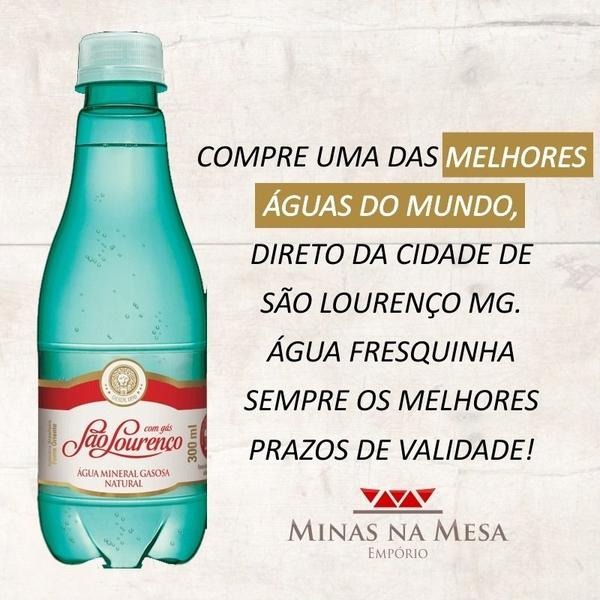 Imagem de Água Mineral Natural Gasosa Com Gás São Lourenço 300ml 24uni