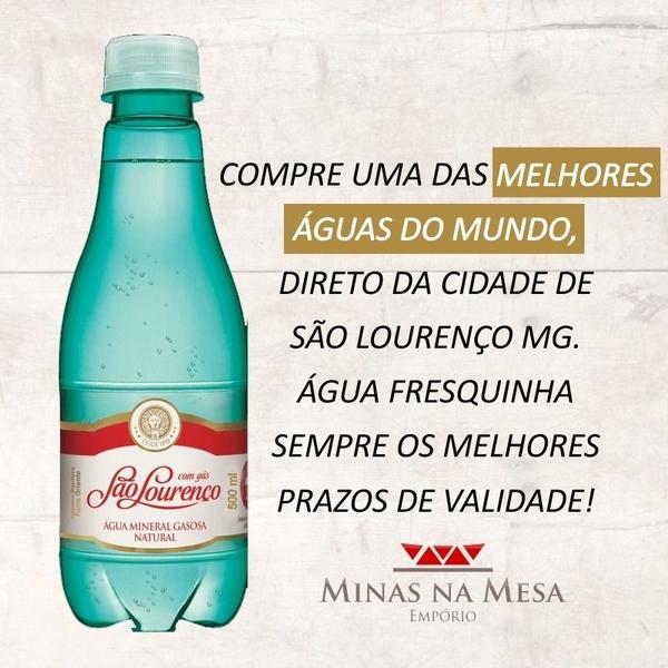 Imagem de Água Mineral Natural Gasosa Com Gás São Lourenço 500ml 6 Uni