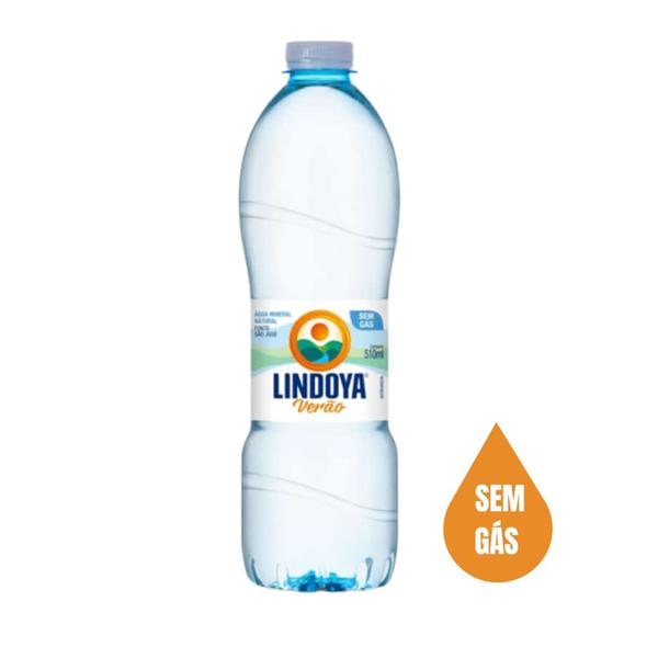 Imagem de Água Mineral Natural Lindoya Verão Sem Gás Kit 12x510ml