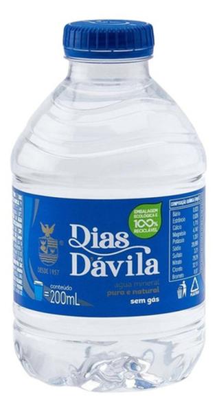 Imagem de Água Mineral Natural Sem Gás Dias D'ávila Kit 5un De 200ml