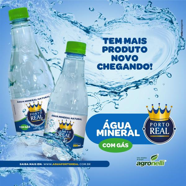 Imagem de Água Mineral Porto Real com gás 500ml 12 unidades