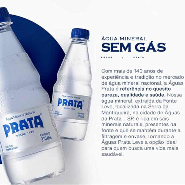 Imagem de Água Mineral Prata Natural Leve S/ Gás 510Ml