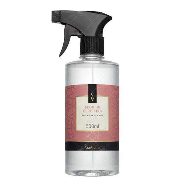 Água Perfumada Aromatizador Via Aroma Flor De Cerejeira500Ml - Atr Essencias Imagem de Água Perfumada Aromatizador Via Aroma Flor De Cerejeira500Ml