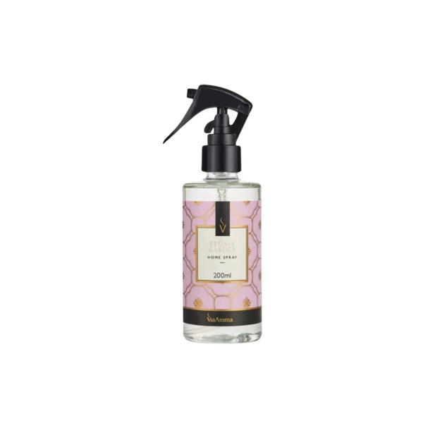 Imagem de Água Perfumada Home Spray Via Aroma Peônia Garden 200 ml