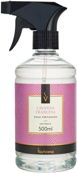 Imagem de Agua Perfumada Odorizador de Tecidos Facilitador de Passar - Via Aroma - Lavanda Francesa