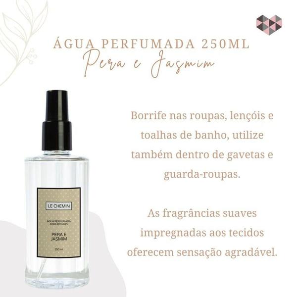 Imagem de ÁGUA PERFUMADA PARA TECIDOS 250 Ml PLASTICO PERA E JASMIM - Casa Com Amor