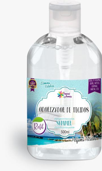 Imagem de Agua Perfumada Refil 500 Ml Para Roupas Tecidos Lavanderia Lojas Bazar Cortinas Toalhas