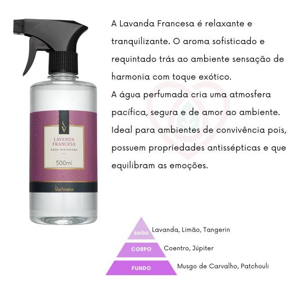 Imagem de Agua Perfumada Roupas Lavanda Franc Frasco Borrifador 500 ML