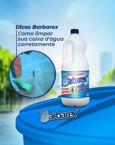 Imagem de Agua Sanitária 5 Litros Multiuso Tripla Ação Barbarex