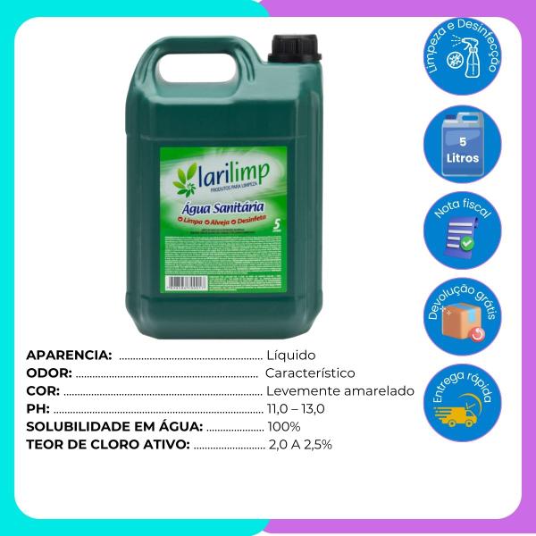 Imagem de Agua sanitaria 5l larilimp