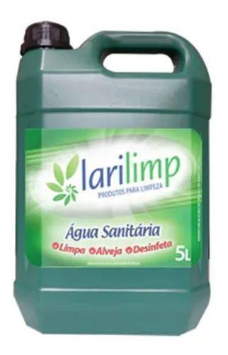 Imagem de Água Sanitária Larilimp Cloro Ativo 5 Litros Limpeza Total