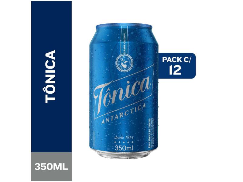 Imagem de Água Tônica Antarctica 350ml 12 Unidades Lata