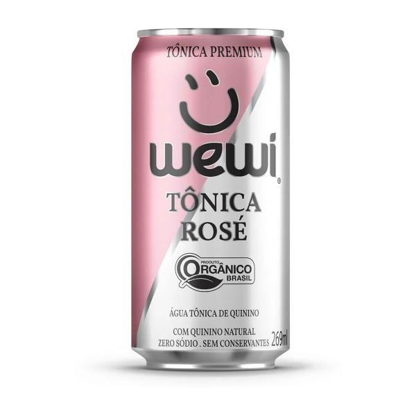 Imagem de Água Tonica Rose Orgânica Lata 269ml - Wewi