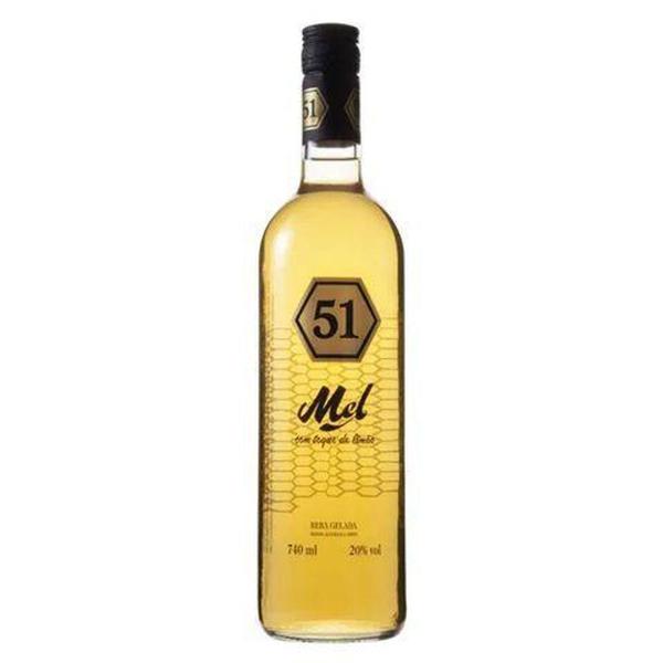 Imagem de Aguardente Cachaça 51 Mel 740ml - CIA MULLER