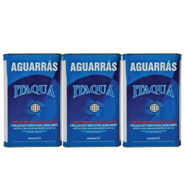 Imagem de Aguarrás Diluente Tintas e Vernizes Itaqua 5L  - 3 Unidades