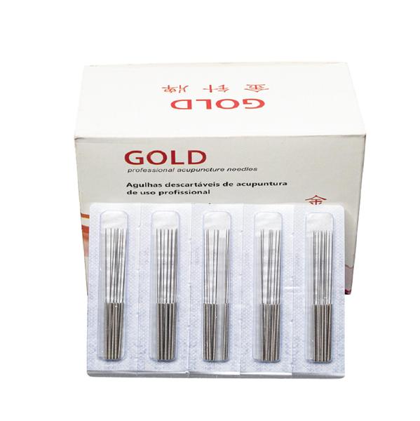 Agulha Acupuntura 30x90mm Cx 1000 Un Pcte - Gold - GoldLife - GL Imagem de Agulha Acupuntura 30x90mm Cx 1000 Un Pcte - Gold