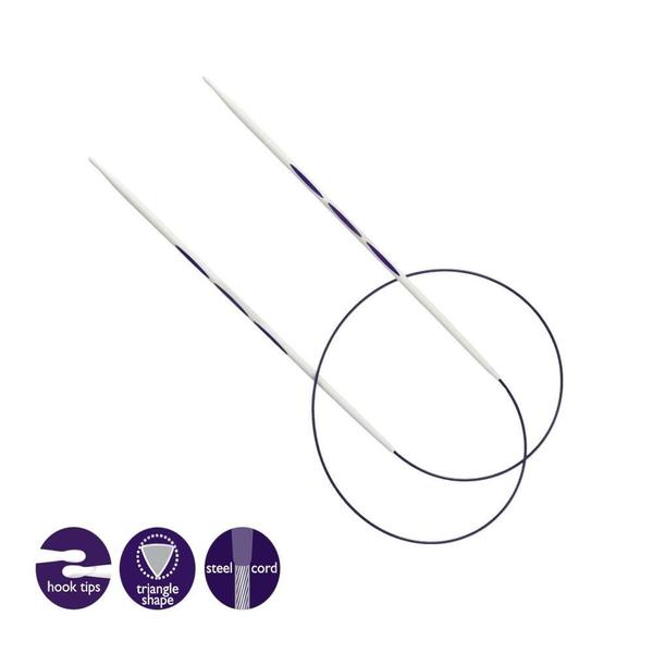 Agulha Circular Para Tricô Prym Ergonomics 60Cm 3.5Mm Imagem de Agulha Circular Para Tricô Prym Ergonomics 60Cm 3.5Mm