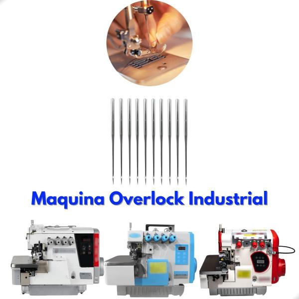 Imagem de Agulha Dcx27 Overlock Maquina De Costura 10 Un - 75/11