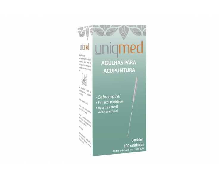 Agulha para Acupuntura 0,25x25mm c/ 100 Uniqmed Imagem de Agulha para Acupuntura 0,25x25mm c/ 100 Uniqmed