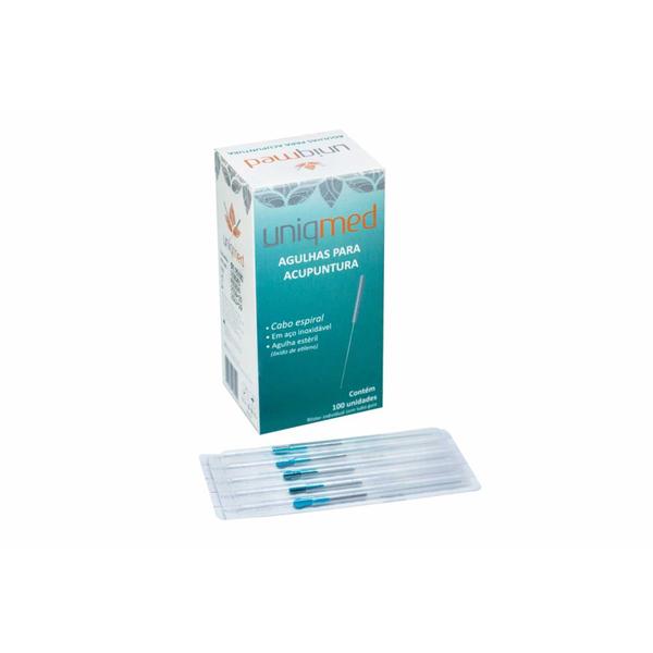 Agulha para Acupuntura 0,25x25mm c/ 100 Uniqmed Imagem de Agulha para Acupuntura 0,25x25mm c/ 100 Uniqmed