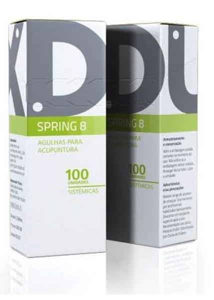 Agulha para Acupuntura Facial 0.18mm x 8mm cx c/ 100 un DUX (Spring 8) Imagem de Agulha para Acupuntura Facial 0.18mm x 8mm cx c/ 100 un DUX (Spring 8)