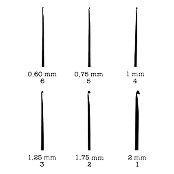 Imagem de Agulha Para Crochê Startools Número 6 - 24 Peças