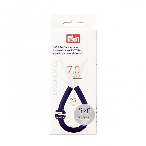 Agulha para Trança Flexível Prym Yoga Ergonomics 25cm - 7,00mm Imagem de Agulha para Trança Flexível Prym Yoga Ergonomics 25cm - 7,00mm
