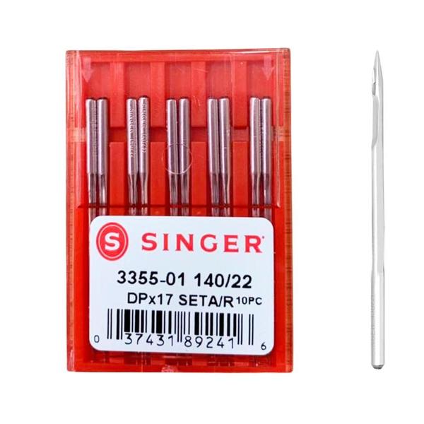 Imagem de Agulha Singer para Travete 3355/22 Blister com 10un