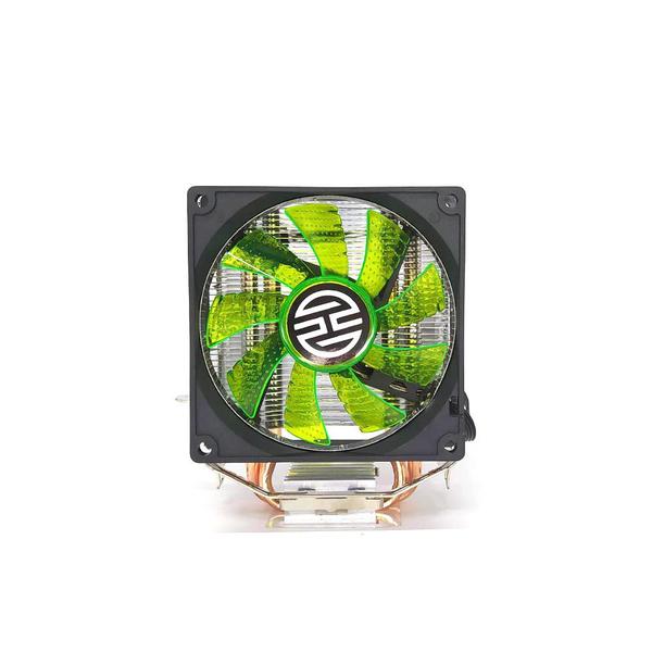 Imagem de Air Cooler Universal Led Verde Soquete Intel E Amd Processador Pc Gamer Hoopson CL-180