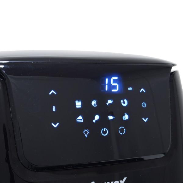 Imagem de Air Fryer 12 Litros 110V Fritadeira Elétrica Sem Óleo Forno 1700W Painel Digital Preta Amvox Arf1222