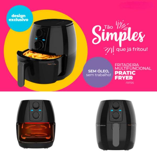 Imagem de Air fryer 3 litros 1250w 127v cadence