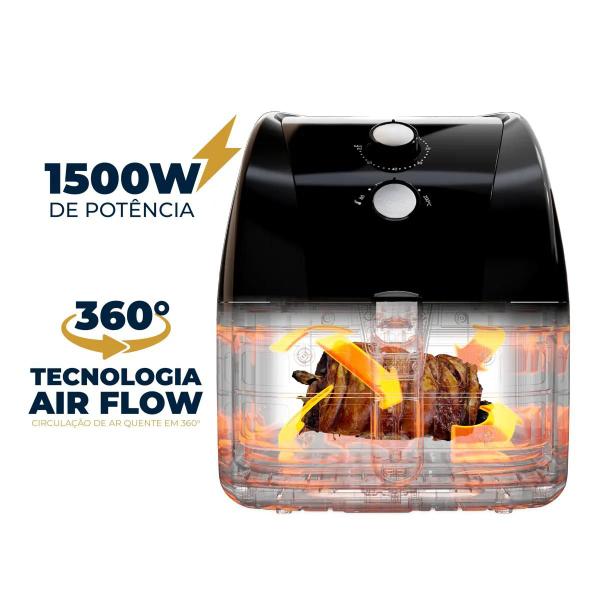 Imagem de Air Fryer Britânia 5,5L Antiaderente Gold 1500W BFR51 110V