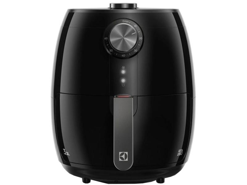 Air Fryer Electrolux Efficient Rita Lobo EAF15 Preta com Timer 3,2L Air Fryer Electrolux Efficient Rita Lobo EAF15 Preta com Timer 3,2L