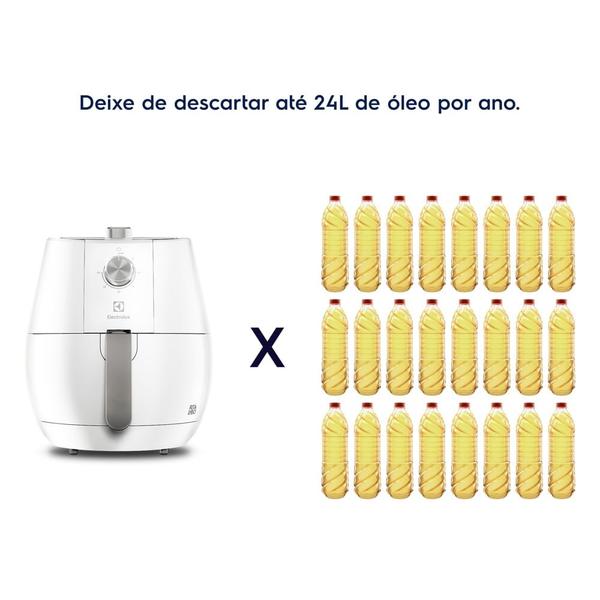 Imagem de Air Fryer Electrolux por Rita Lobo 3,2L Branca Efficient 1400W (EAF11)