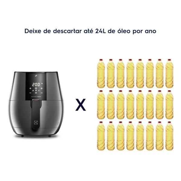 Imagem de Air Fryer Electrolux por Rita Lobo 3,2L Digital Cinza Experience Com Função Virar 1400W (EAF20)